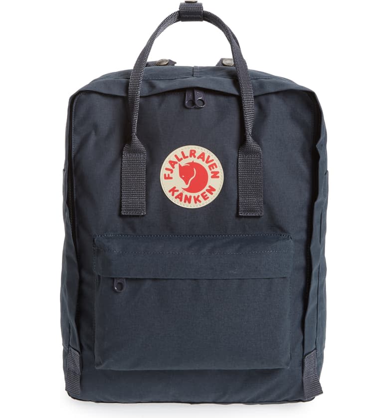 Fjällräven Kånken Water Resistant Backpack in navy