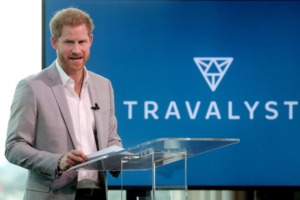 The Duke delivered a speech about how the travel industry could help the environment [Photo: Getty]