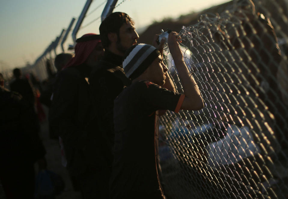 Waiting for fuel in Iraq