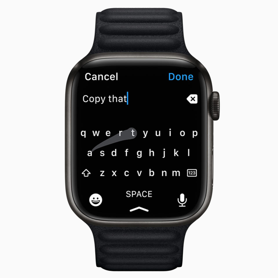 <p>Apple's new Watch Series 7</p>
