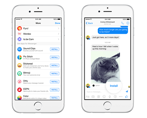 Giphy + Messenger, Giphy's First Mobile App, Brings GIF Search To Facebook  Messenger