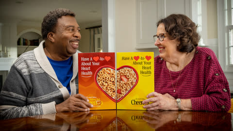 heart bowl of cheerios