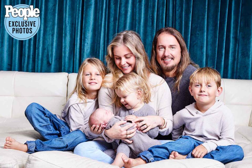 <p>Jen Rosenstein</p> Roy Orbison Jr. and Wife Asa welcome their fourth baby, Sun Jakob.