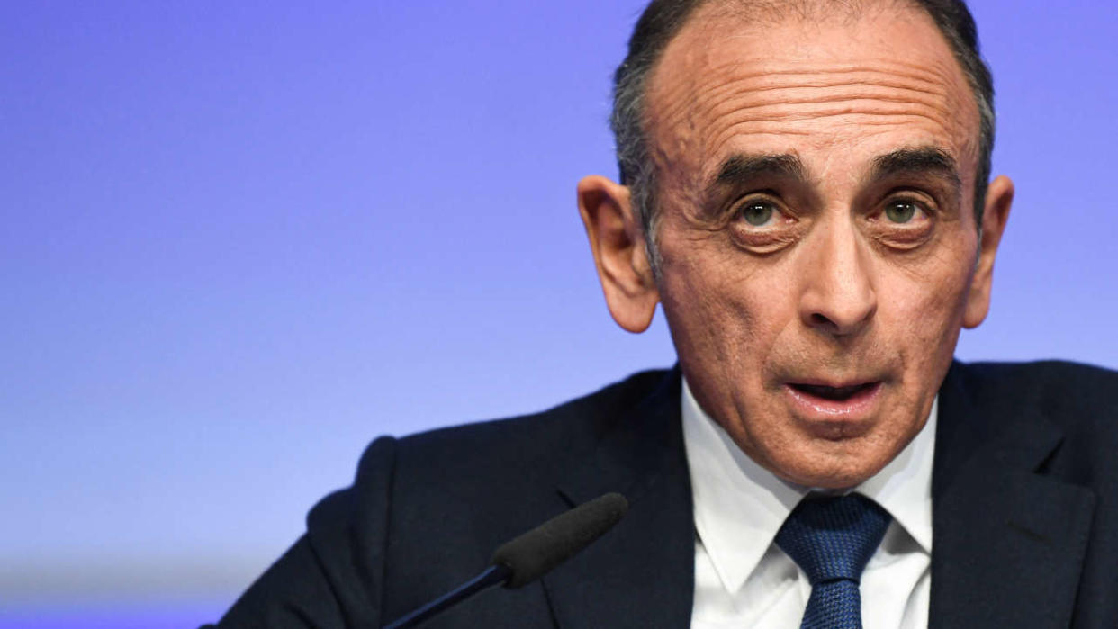 Éric Zemmour photographié le 10 avril 2022 à Paris (Photo d’illustration).