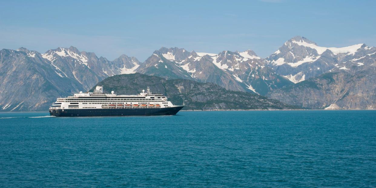 Holland America Zandaam in 2012.