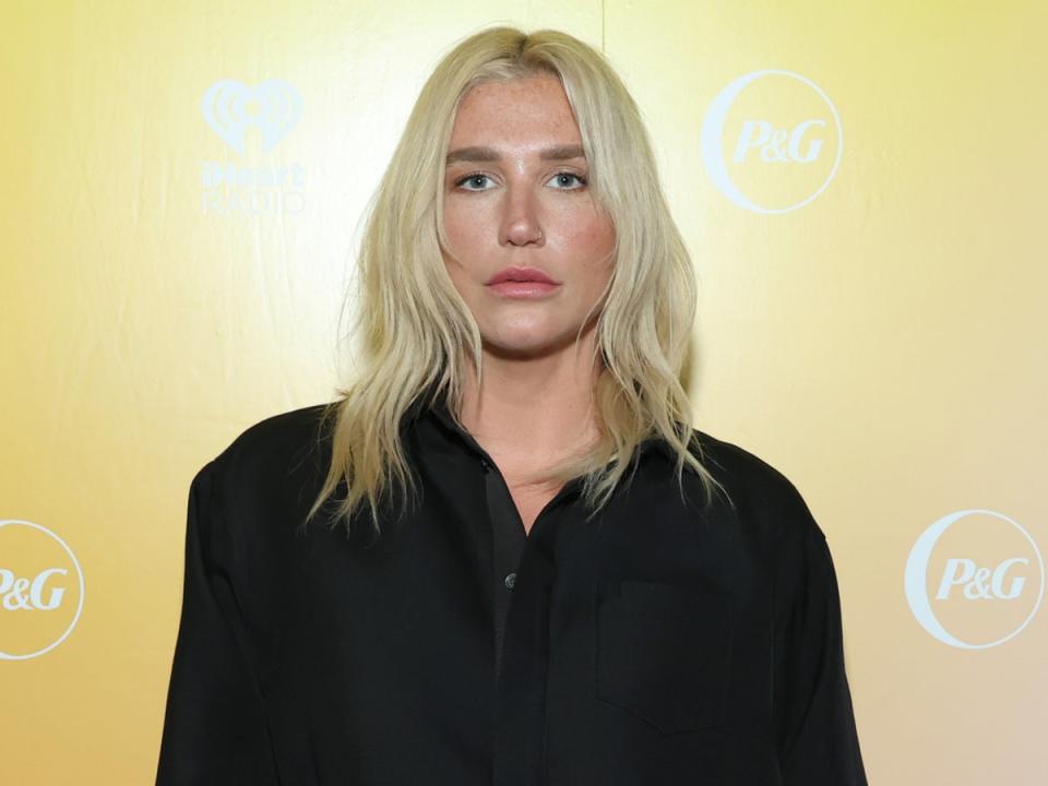 Kesha photographed in April (Getty Images for iHeartRadio)