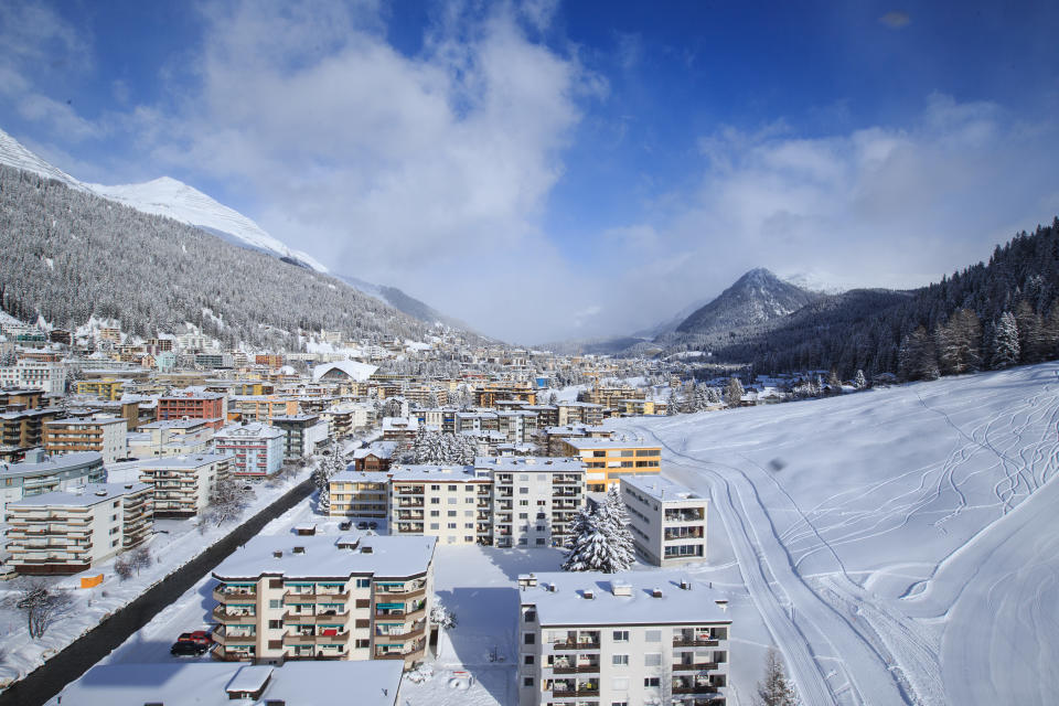 The town of Davos. Photo: Xinhua/SIPA USA/PA Images