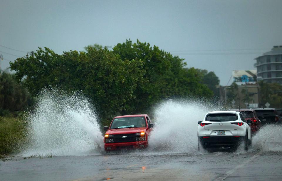 The National Weather Service warns of potential flash-flooding in the South due to heavy Thunderstorms