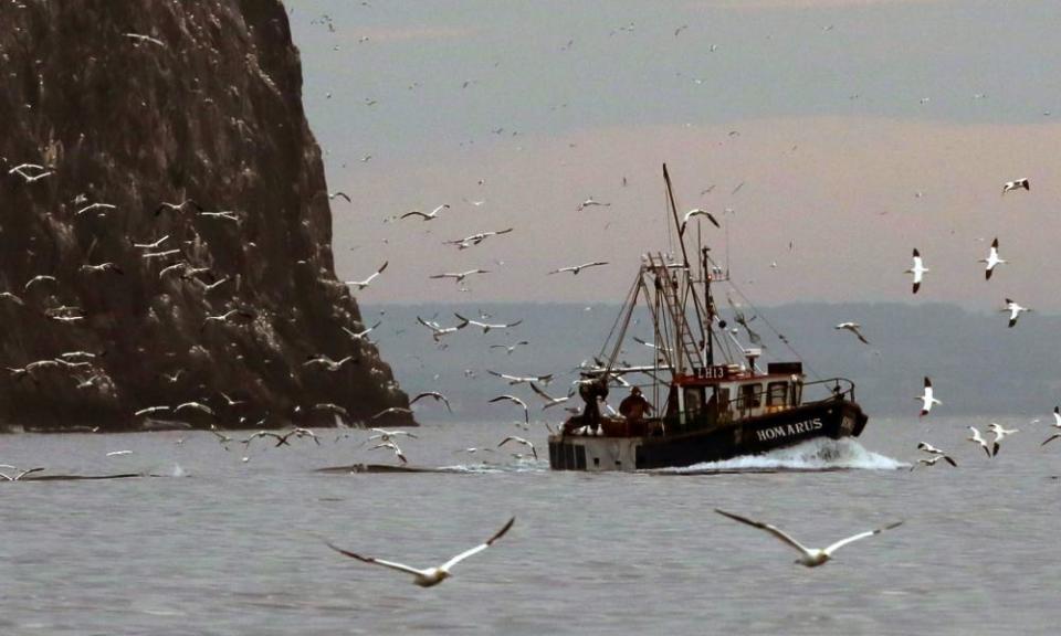 A Scottish fishing vessel