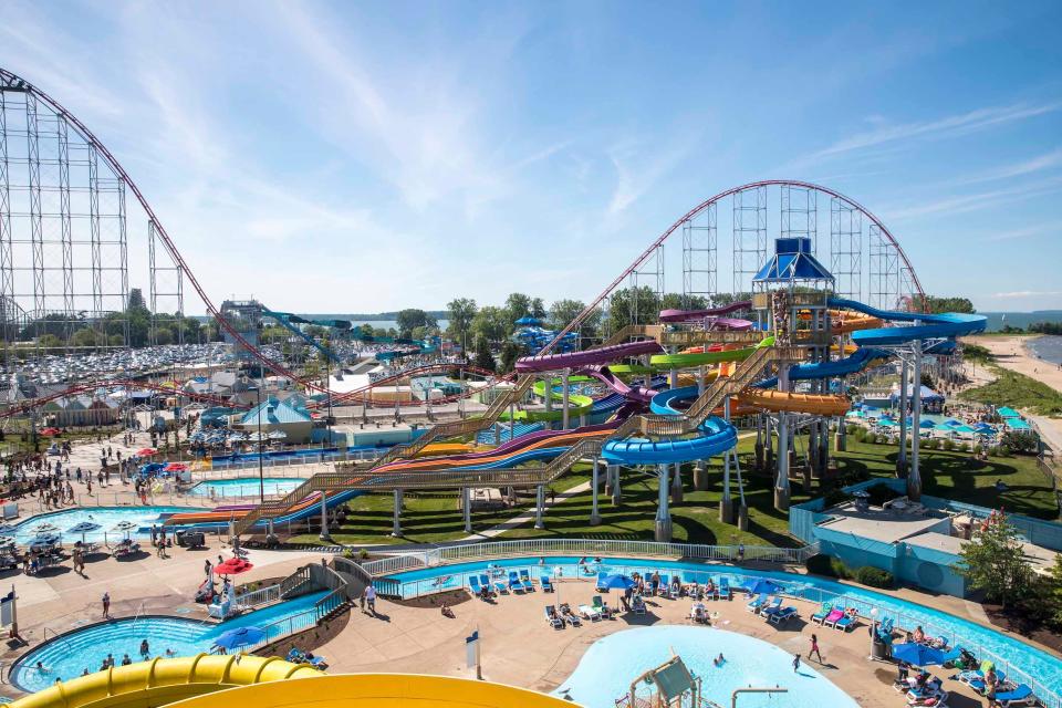 Cedar Point Shores waterpark opens for the summer Memorial Day weekend.
