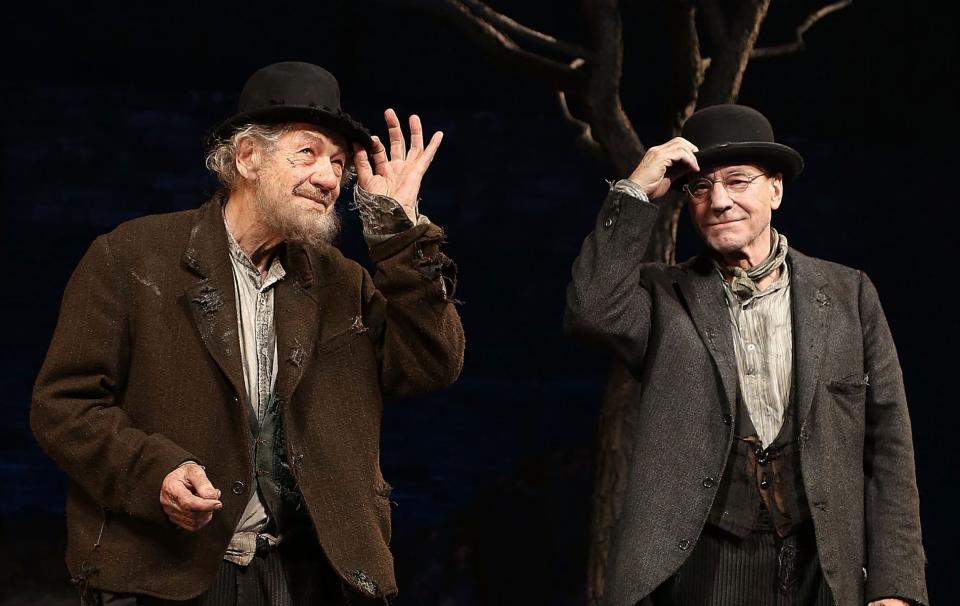 Ian McKellen and Patrick Stewart in Waiting for Godot