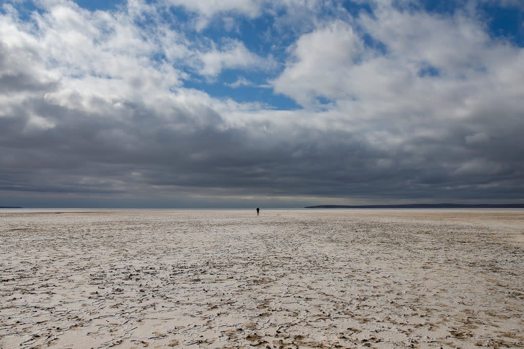 Climate Turkey Drying Lake (Copyright 2021 The Associated Press. All rights reserved)