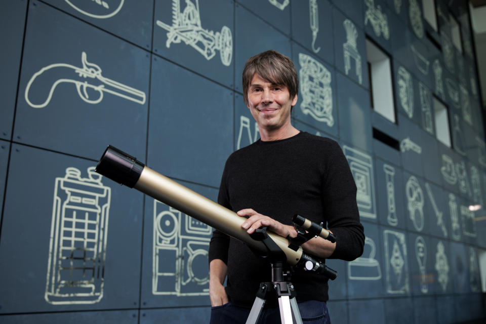 Professor Brian Cox in Ballymena (Liam McBurney/PA)