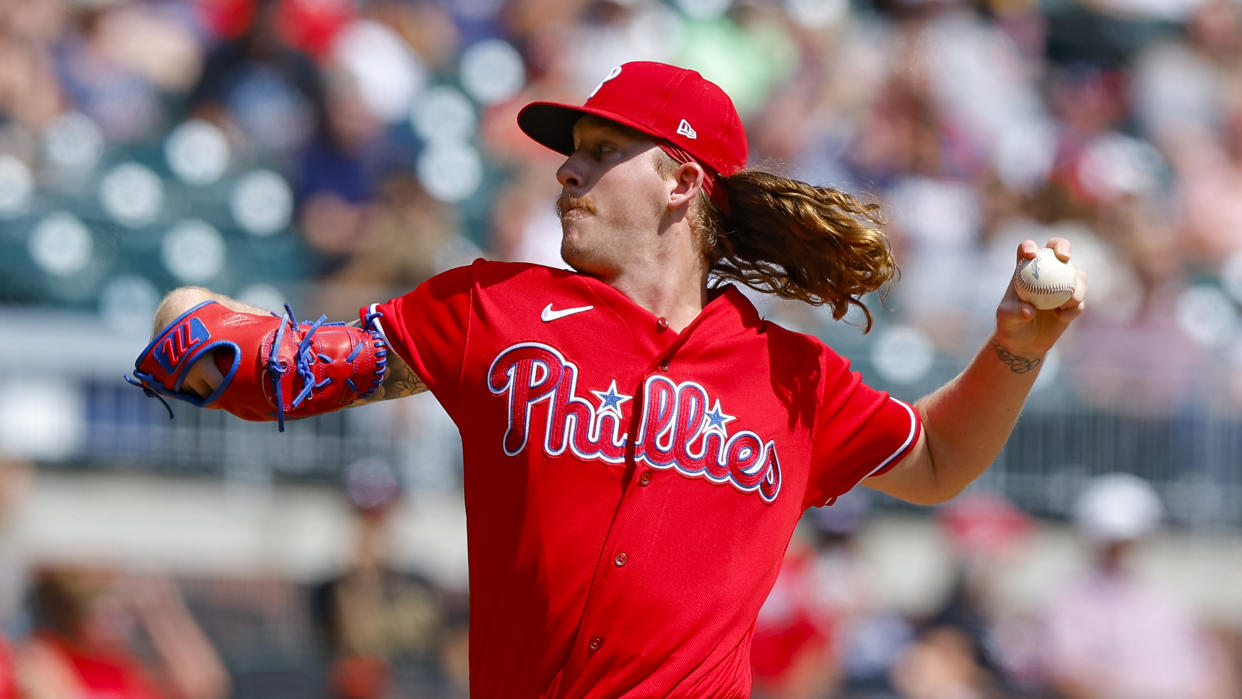 Bailey Falter #70 of the Philadelphia Phillies has been delivering fantasy production