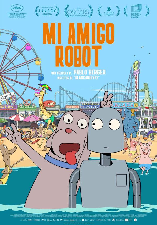 Póster oficial Mi Amigo Robot (Fuente: Arcadia Motion Pictures)