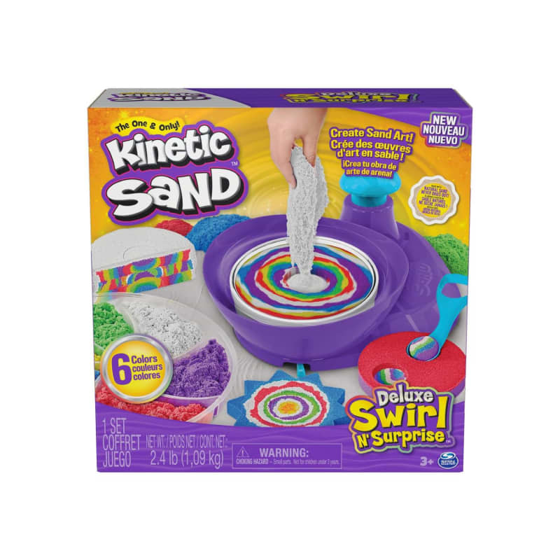 Kinetic Sand Deluxe Swirl N’ Surprise Playset