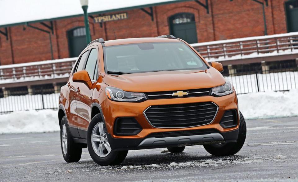 <p>Despite a cool name, <a rel="nofollow noopener" href="https://www.caranddriver.com/chevrolet/trax" target="_blank" data-ylk="slk:the Trax;elm:context_link;itc:0;sec:content-canvas" class="link ">the Trax</a> is an unadventurous choice in a segment with more exciting, fun-to-drive choices. (The mechanically similar Buick Encore, for example, is a more distinguished offering.) The Chevy offers a roomy cabin and is powered by a 138-hp 1.4-liter turbo four with a six-speed automatic; take your pick of either front- or all-wheel drive. Steering feedback is okay, and the ride is smooth, but the Trax is tuned more for comfort than sport. Inside, there’s lots of tech, with 4G LTE, a built-in Wi-Fi hotspot, and a 7.0-inch touchscreen featuring Apple CarPlay and Android Auto compatibility.</p>