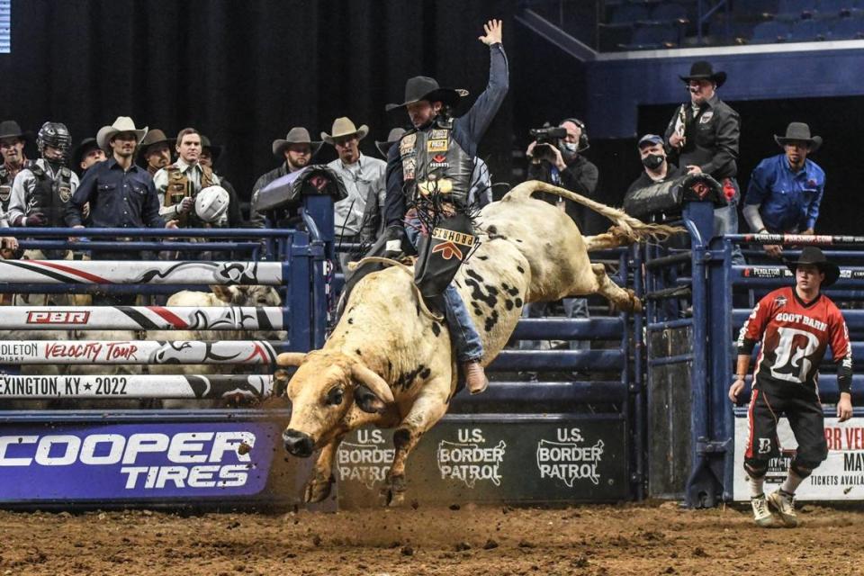 The Professional Bull Riders’ (PBR) Pendleton Whisky Velocity Tour will be coming to Rupp Arena in downtown Lexington this weekend. This will be the seventh straight year the Velocity Tour stops in Central Kentucky.