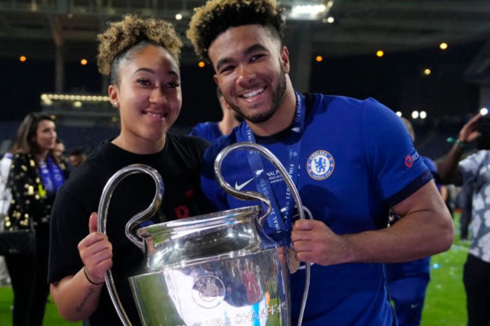 Lauren and Reece James (Manu Fernandez / Getty Images)