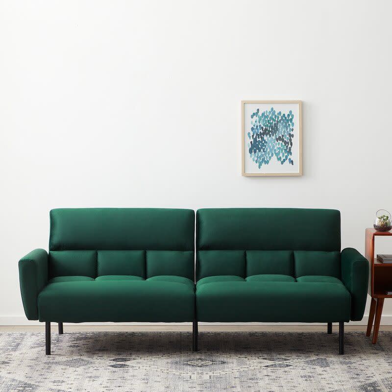 14) Tufted Sofa Bed