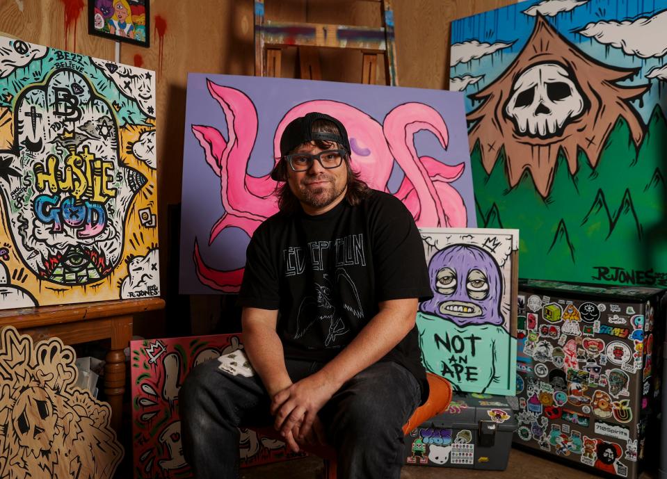 Jonezy is a local artist who has done paintings, murals and customizations across Oregon and the world.