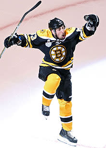 Brad Marchand has scored three goals in the last four games for the Bruins