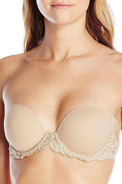 7) Natori Feathers Strapless Bra