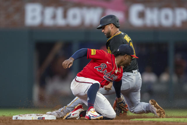 Ronald Acuña Jr., Eddie Rosario homer, majors-leading Braves beat Pirates  8-2