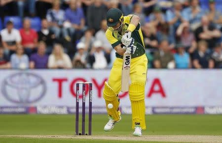 Cricket - England v Australia - NatWest International T20 - SSE SWALEC Stadium, Cardiff, Wales - 31/8/15 Australia's Shane Watson is bowled out Action Images via Reuters / Andrew Boyers Livepic