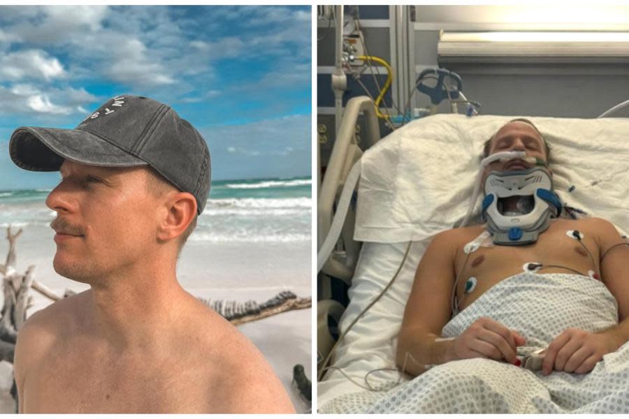 Turista sufre parálisis del cuerpo tras ser golpeado por una ola en Playas de Tulum, México