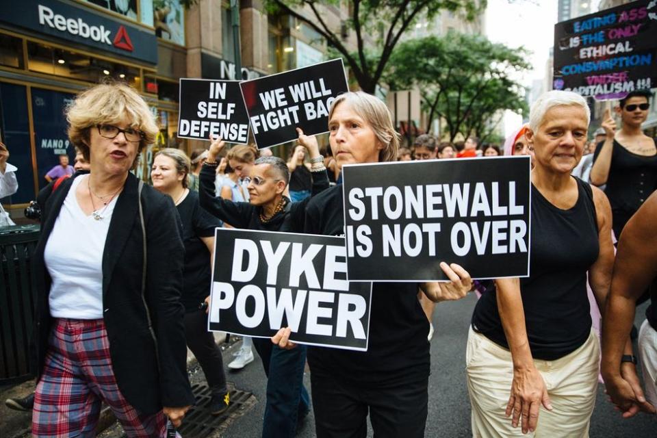 photo gallery Dyke Marches Dykes on Bikes worldwide through history