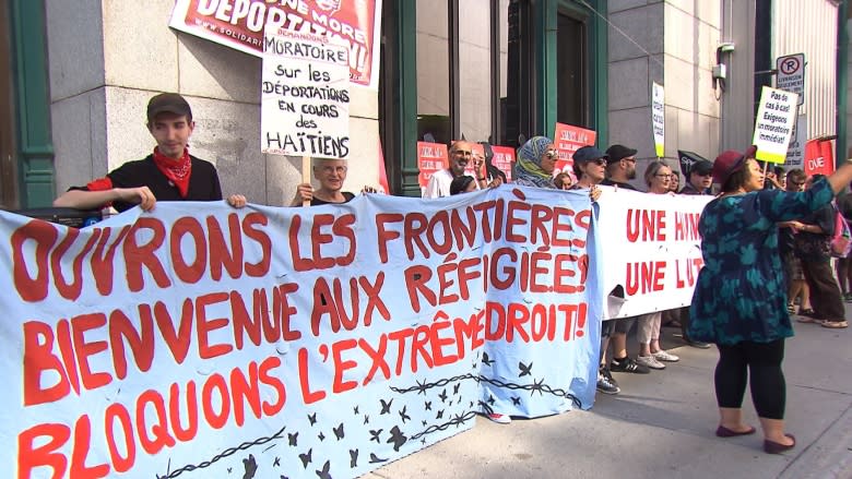 Rally calls on Canada to reissue moratorium on deportations to Haiti