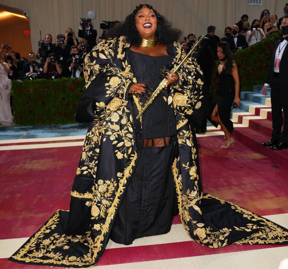 Lizzo attends The 2022 Met Gala Celebrating "In America: An Anthology of Fashion" at The Metropolitan Museum of Art