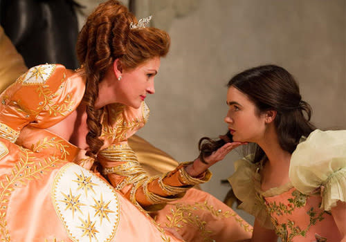 Julia Roberts and Lily Collins star in Relativity's Untitled Snow White - 2012. Photo by Jan Thijs/Relativity