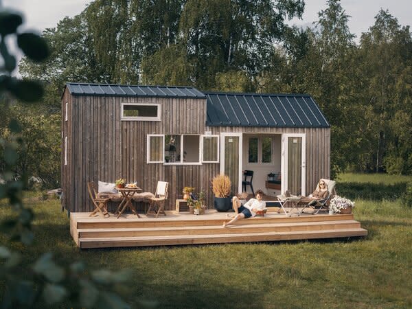 The Heim (Home in Norwegian) is a 200-square-foot model. Without any added features, it costs just over $120k.