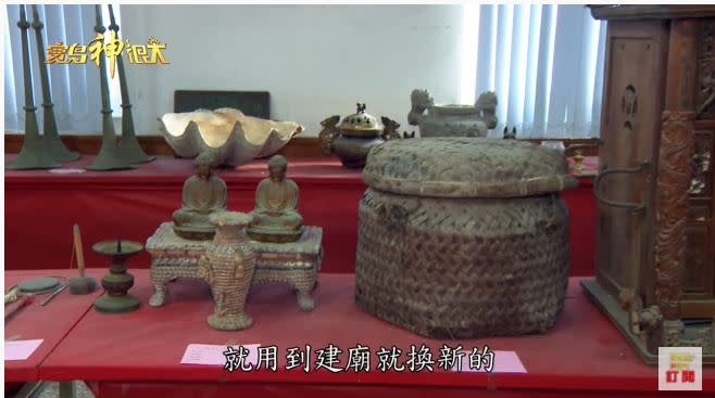 雲林台西五條港安西府的其它珍藏文物。（圖／寶島神很大）