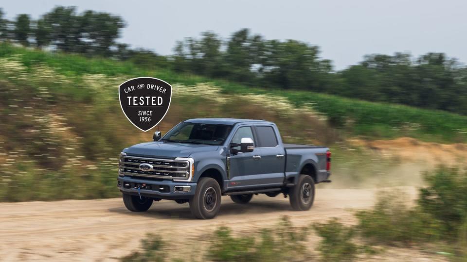 2023 ford f250 tremor quickest diesel car and driver has tested