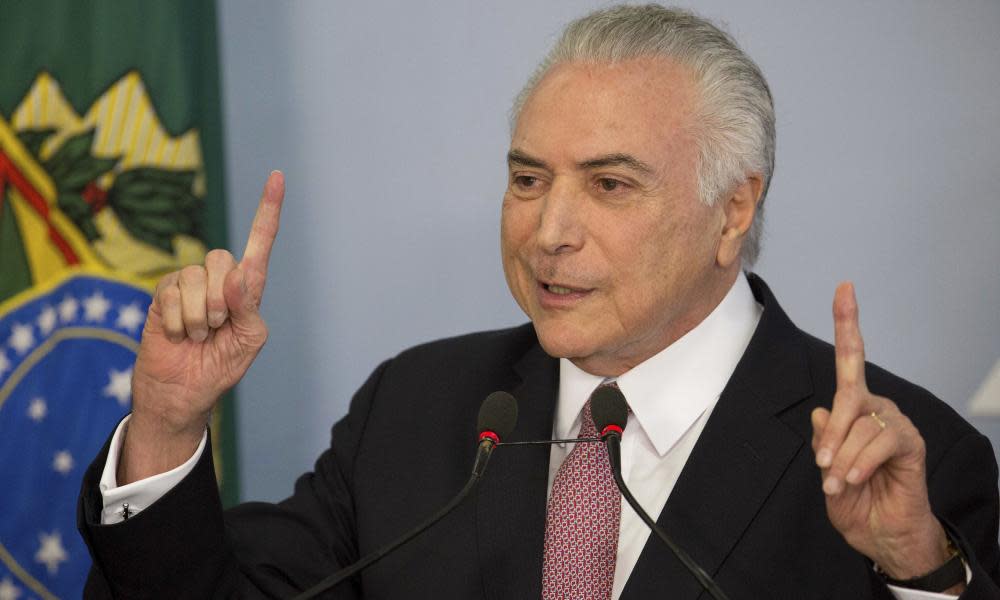 Michel Temer’s approval rating has fallen to 7% less than a year after he seized power.
