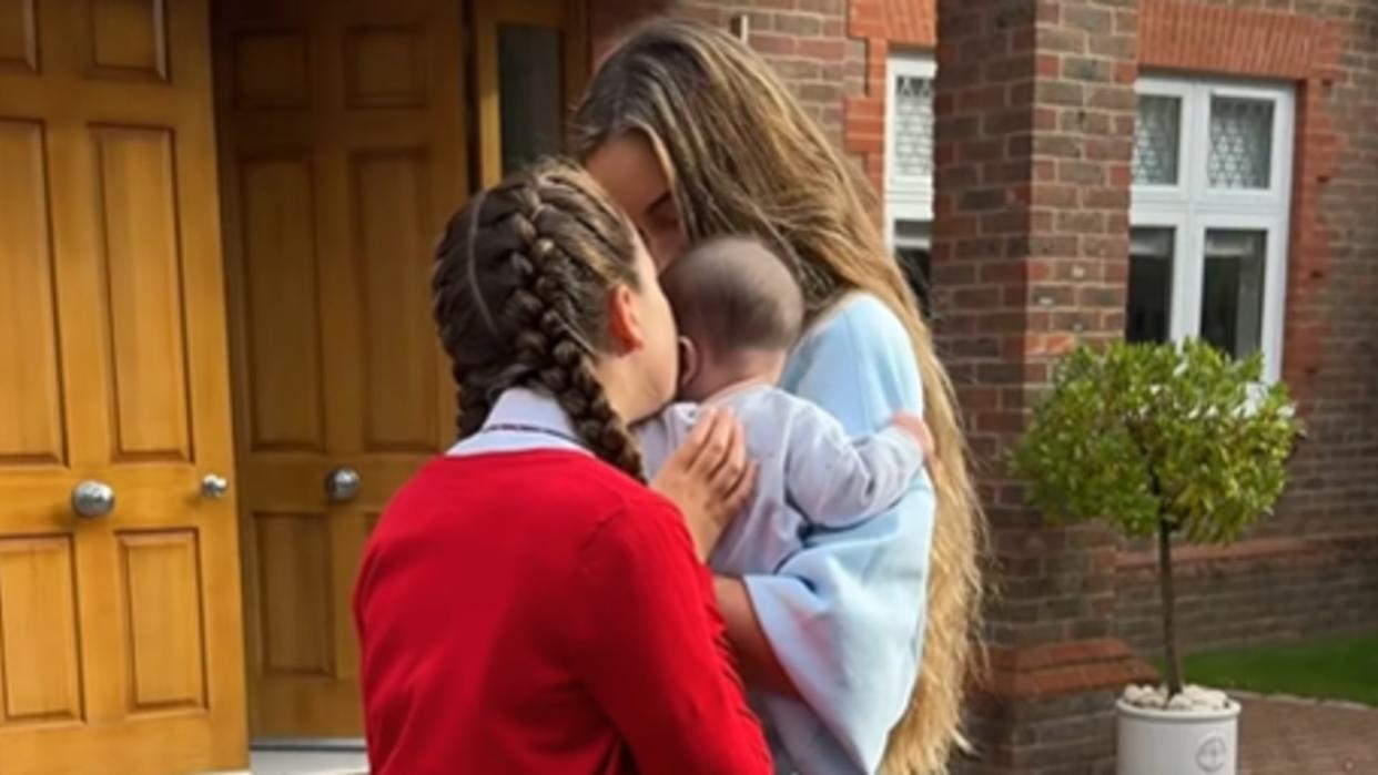 Emily and Peter Andre kids head off to school