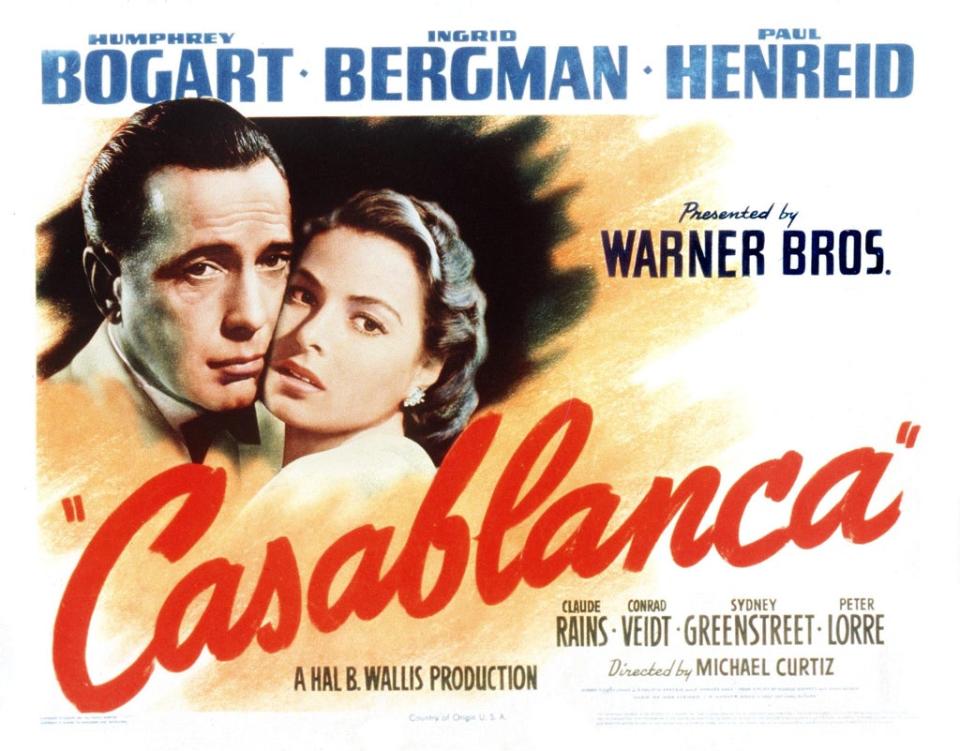 Film critics and cultural historians have spent decades trying to work out why ‘Casablanca’ turned out so well (Warner Bros/Kobal/Shutterstock)