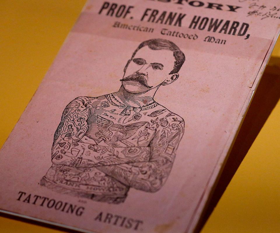 "Loud, Naked & in Three Colors: The History of Tattooing in Boston" is a new exhibit at the Eustis Estate in Milton, Friday, June 10, 2022.