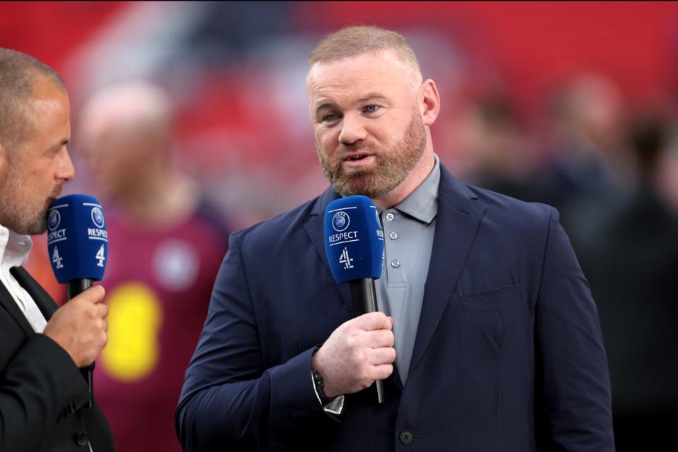 Wayne Rooney has put his punditry work on pause to take the Plymouth job (The FA via Getty Images)