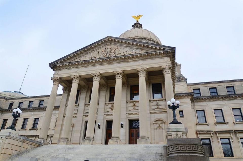 The State Capitol in Jackson, Mississippi.