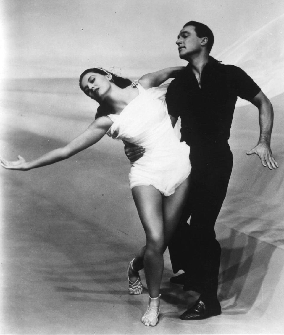 Charisse and Gene Kelly in a classic from Hollywood’s ‘Golden Age’ ‘Singin’ In The Rain’ (Getty)