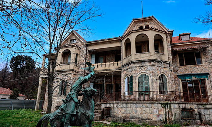 Palacio de Tatoi, antigua residencia de la Familia Real griega donde descansan ya los restos de Constantino de Grecia