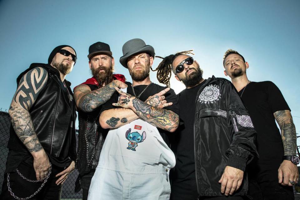 The popular rock band Five Finger Death Punch will perform in September at the Mississippi Coast Coliseum in Biloxi as part of a U.S. tour with controversial rock star Marilyn Manson and heavy metal band Slaughter to Prevail.