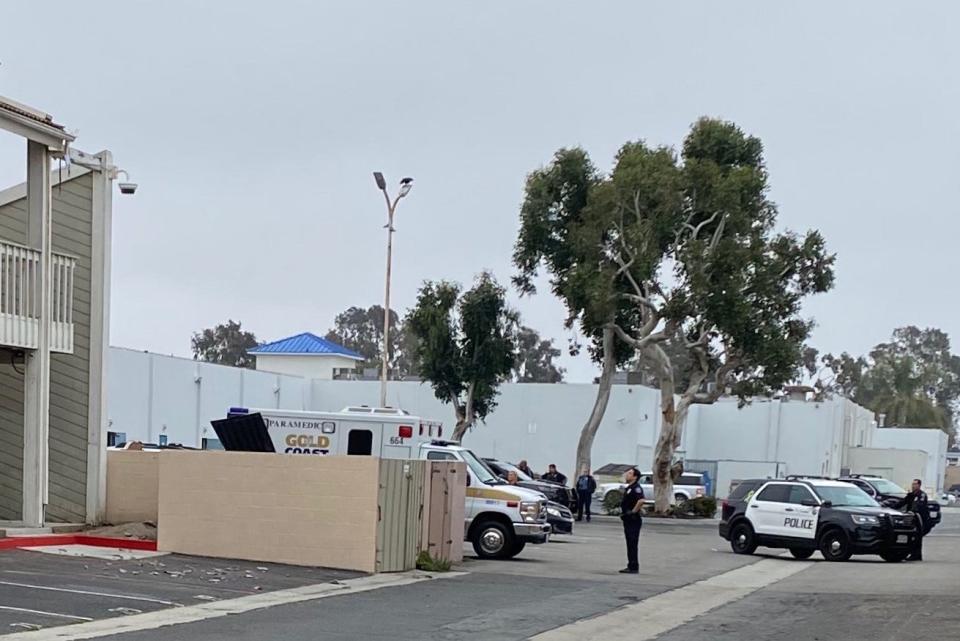 Port Hueneme police officers spoke with a man on a roof for several hours Thursday and ultimately talked him down. He had thrown roof tiles during the incident, prompting a vandalism arrest.