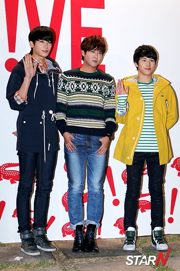 [Photo] ZE:A's Hyung Shik, Kwang Hee, and Si Wan 'Let's party~!"