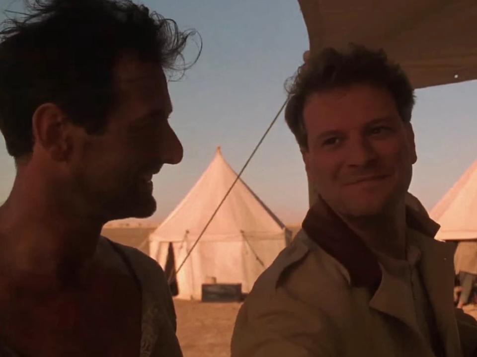 Colin Firth in "The English Patient."