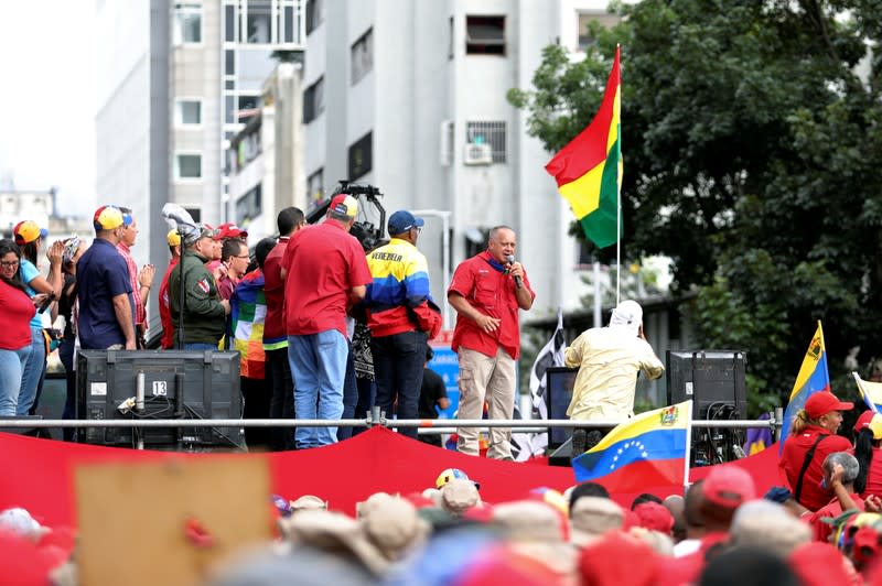 Pro-government rally in Caracas